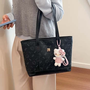 Geantă tote pentru femei din PU, stil retro minimalist, casual chic, primăvara 2026