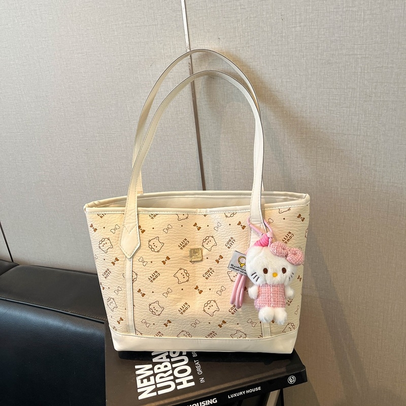 Geantă tote pentru femei din PU, stil retro minimalist, casual chic, primăvara 2026