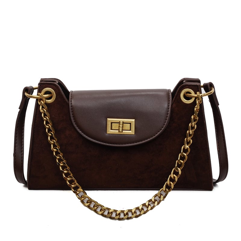 Geantă baguette leopard pentru femei, toamnă 2025, lux ușor, contrast de culori, geantă crossbody