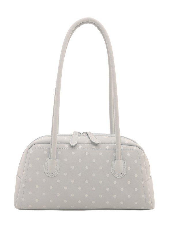 Geantă de damă cu buline, cu un singur umăr, pentru uz zilnic, 2026 nou model în stil Boston, tote mică, pillow bag