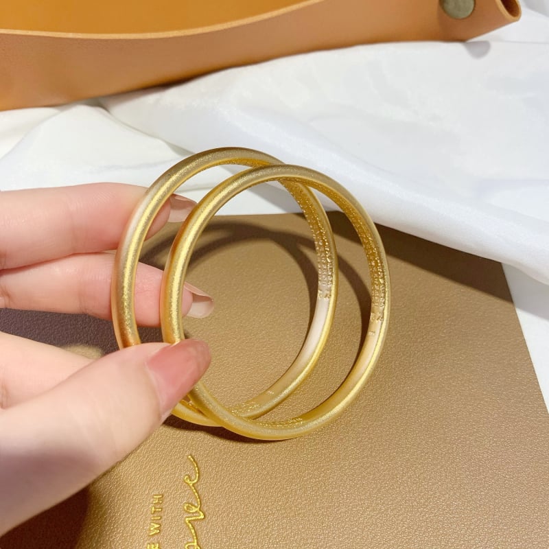 Brățară pentru femei din alamă, gravură Sutra inimii, finisaj mat, placare aur 24K imitata, culoare durabilă