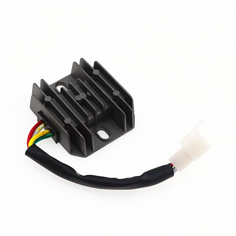 Rectificator și regulator de tensiune pentru motocicletă Gy6, pentru scuter 125/150, cu conector feminin de patru pini