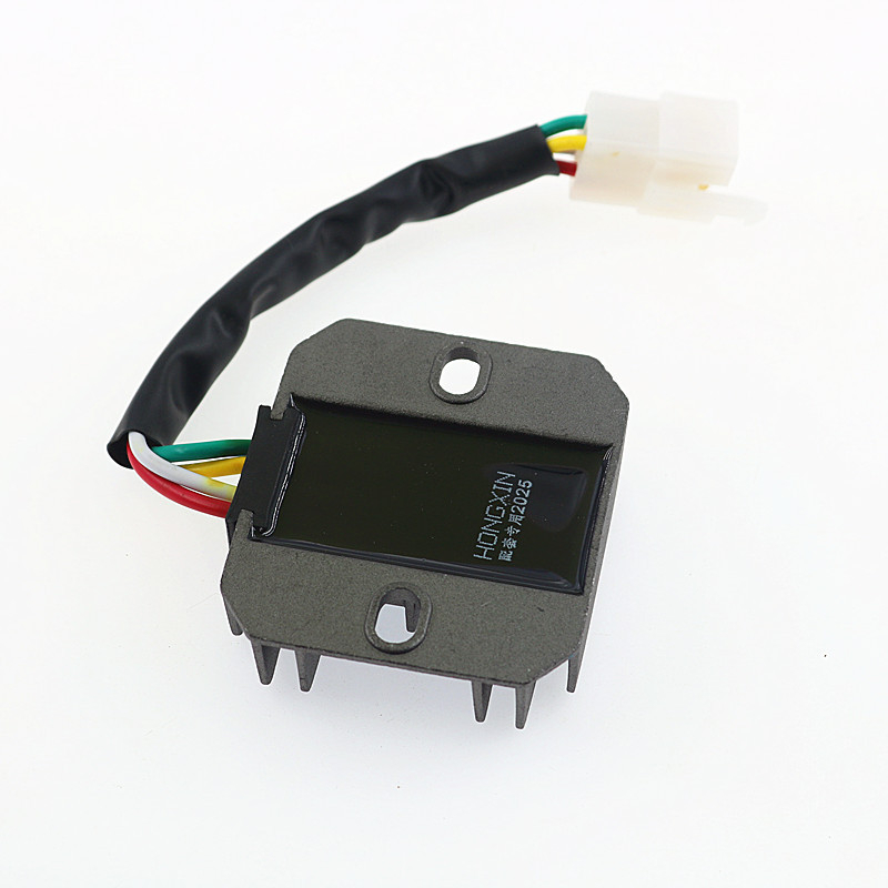 Rectificator și regulator de tensiune pentru motocicletă Gy6, pentru scuter 125/150, cu conector feminin de patru pini
