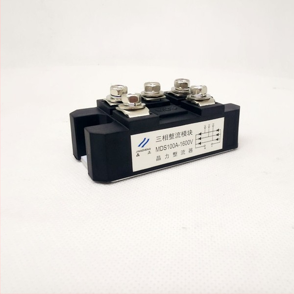 Hliníkový trojfázový usmerňovací mostík so spodnou doskou, 100A, MDS100A1600V, pre MDS150A