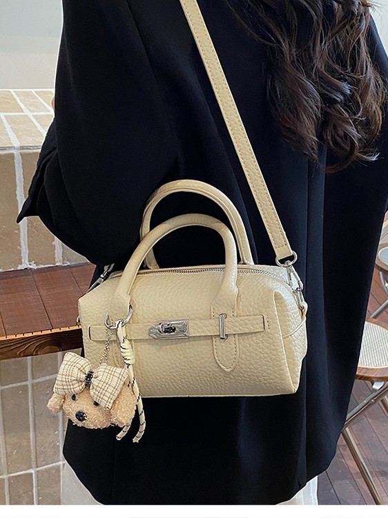Geantă Boston cu capacitate mare pentru oraș, geantă crossbody versatilă, geantă de zi casual pentru femei, în formă de pernă