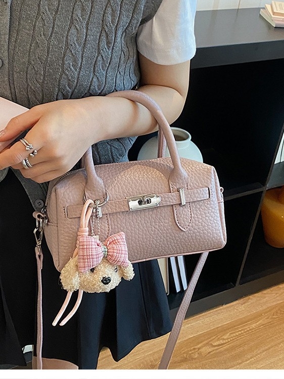 Geantă Boston cu capacitate mare pentru oraș, geantă crossbody versatilă, geantă de zi casual pentru femei, în formă de pernă