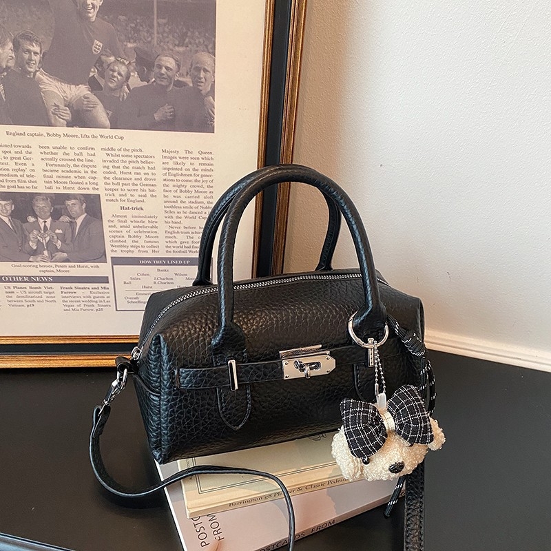 Geantă Boston cu capacitate mare pentru oraș, geantă crossbody versatilă, geantă de zi casual pentru femei, în formă de pernă
