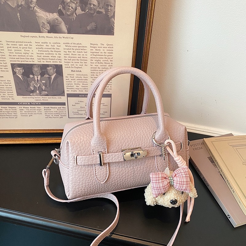 Geantă Boston cu capacitate mare pentru oraș, geantă crossbody versatilă, geantă de zi casual pentru femei, în formă de pernă