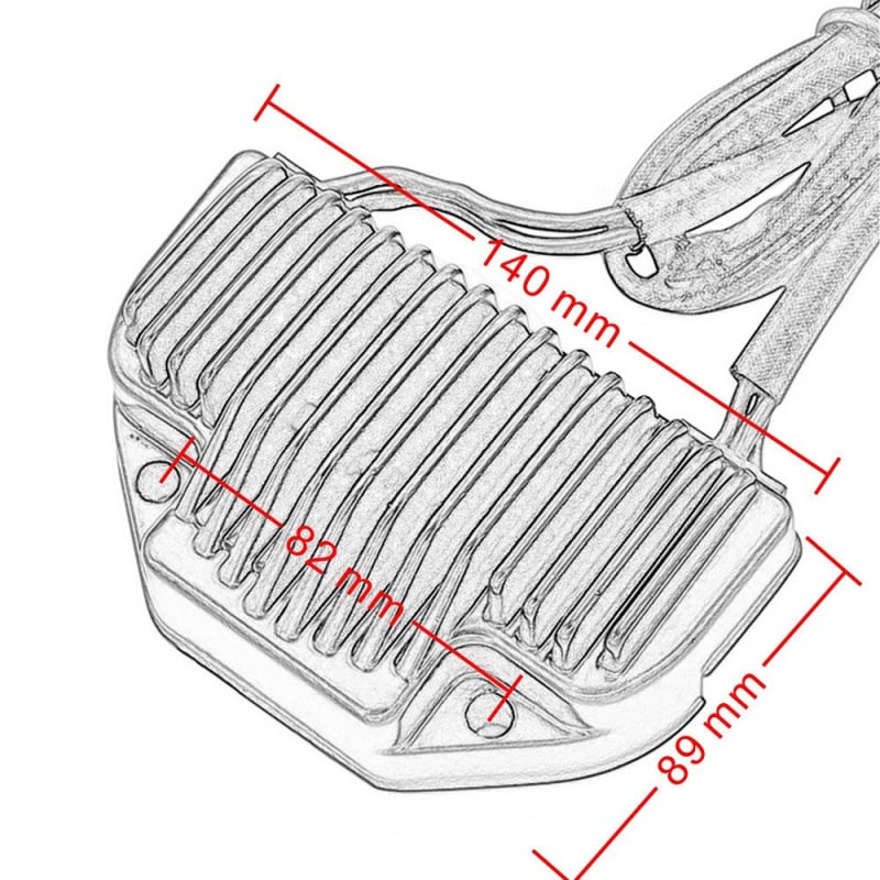 Rectificator Harley-Davidson 74440-02, compatibil cu modelele 74440-01 și 74494-02
