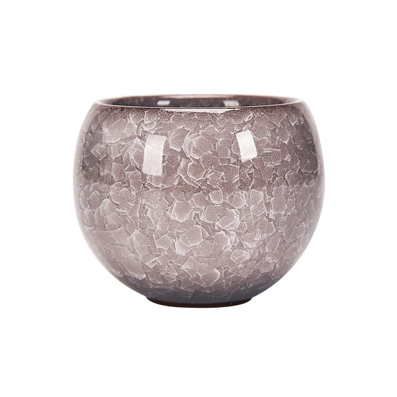 Ceașcă de porțelan cu crackle de gheață, ceașcă unică pentru ceremonia de ceai Kung Fu, design dragon, ceașcă de degustare, cadou elegant