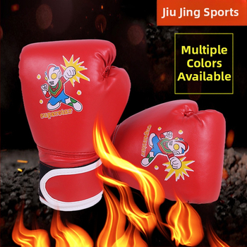 Priedušné boxerské rukavice Muay Thai pre dospelých a deti, tréningové rukavice z PU, model QJ-1