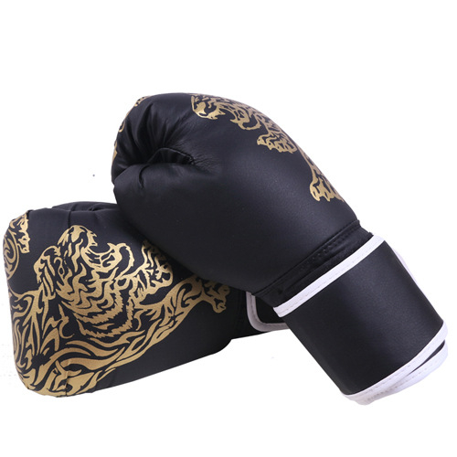 Mănuși de box Muay Thai respirabile pentru adulți și copii, mănuși de antrenament PU, modelul QJ-1