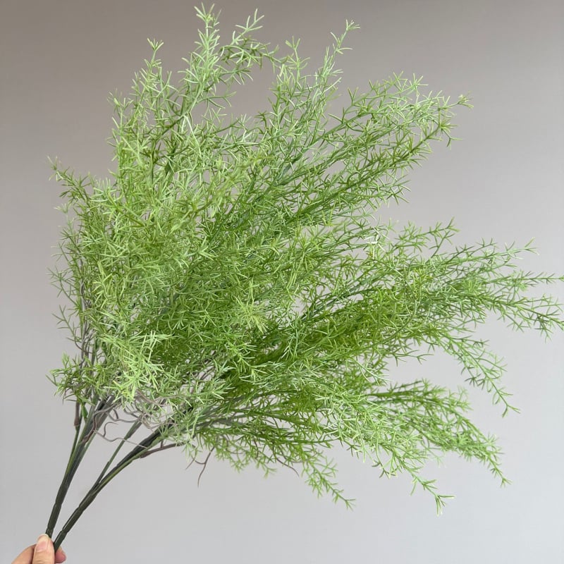 Plante verzi artificiale: Coral Grass, Snapdragon, Mist Pine, Mist Grass pentru decor în stil pădure la sala de nunți, ierbă sălbatică, Pine Needle Fern, iarbă decorativă