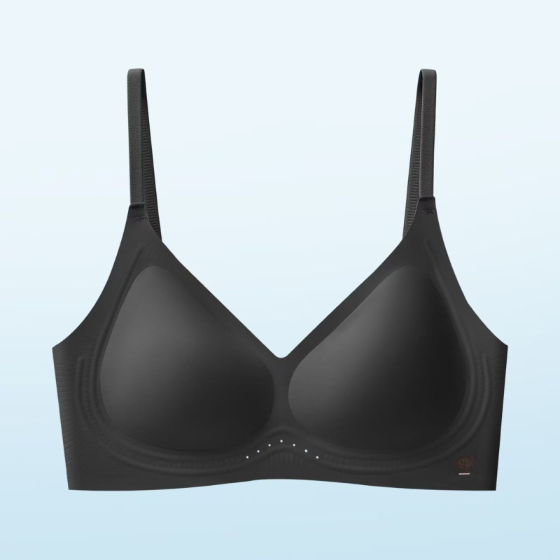Sutien cu susținere moale, anti-sagging, fără armături, confortabil, cu efect de ridicare, adună țesutul mamar lateral și face ca sânii mici să pară mai mari — lenjerie feminină