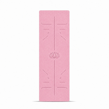 TPE covor de yoga, cu două fețe antiderapante, gros pentru fitness acasă și dans, amortizare, fără zgomot, 183 x 61 cm