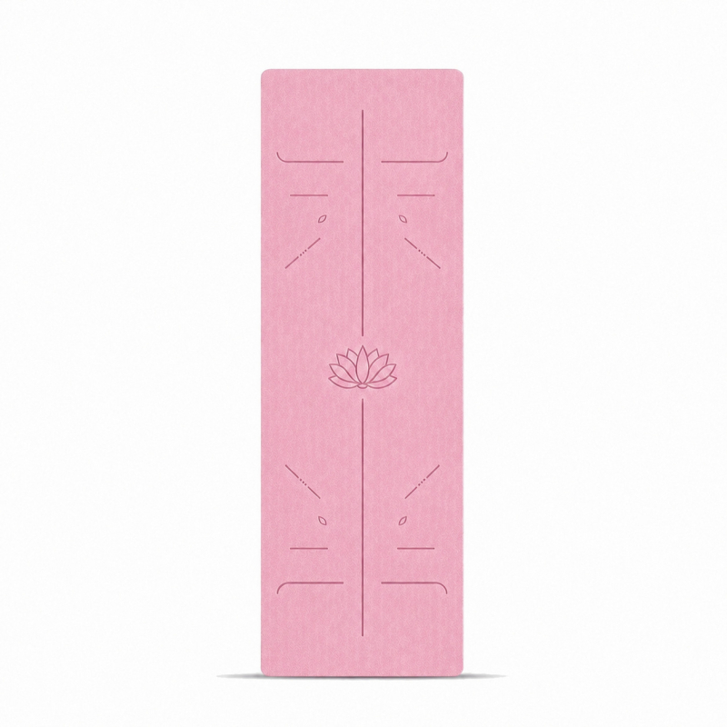 TPE covor de yoga, cu două fețe antiderapante, gros pentru fitness acasă și dans, amortizare, fără zgomot, 183 x 61 cm