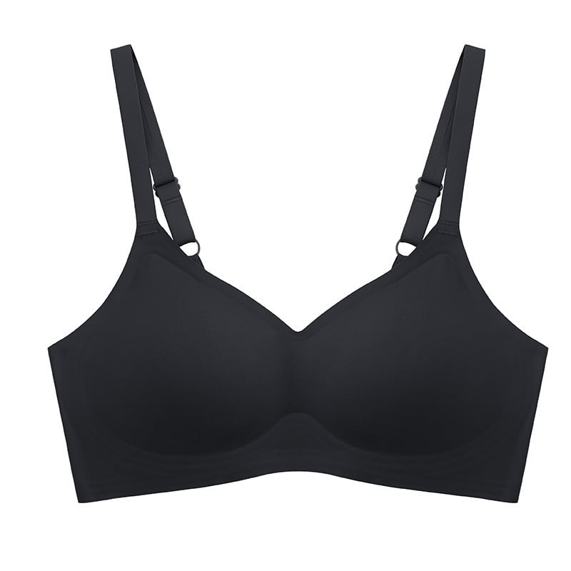 Sutien din latex, fără cusături, cu susținere moale tip jeleu, fără arc, stil sport, modelează silueta de la sânii mici la cei mari