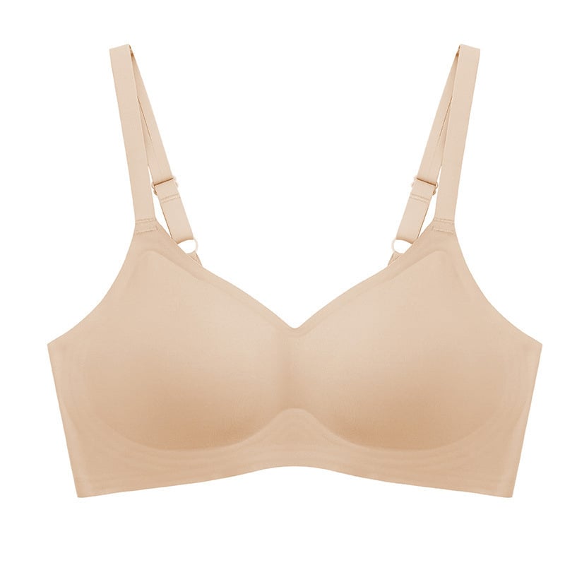 Sutien din latex, fără cusături, cu susținere moale tip jeleu, fără arc, stil sport, modelează silueta de la sânii mici la cei mari