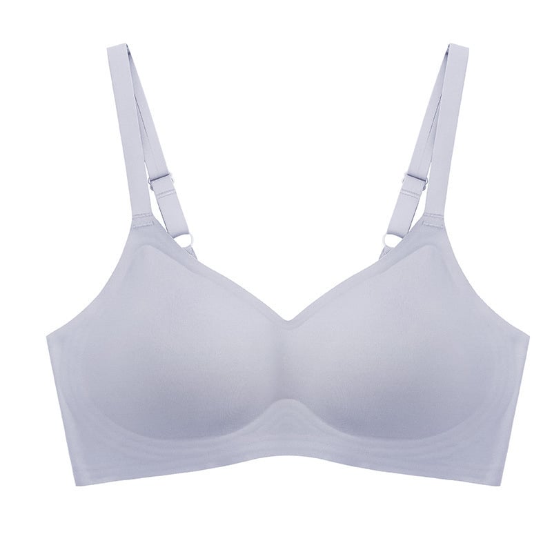 Sutien din latex, fără cusături, cu susținere moale tip jeleu, fără arc, stil sport, modelează silueta de la sânii mici la cei mari