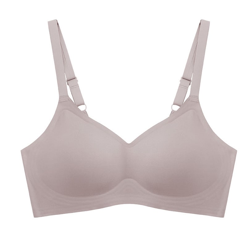 Sutien din latex, fără cusături, cu susținere moale tip jeleu, fără arc, stil sport, modelează silueta de la sânii mici la cei mari