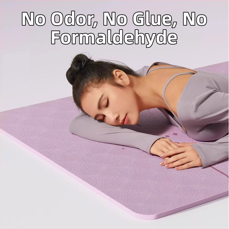 TPE podložka na jogu, protišmyková, extra hrubá a široká, tlmiaca nárazy, 183 × 61 cm na švihadlo, tanec a domáce fitness