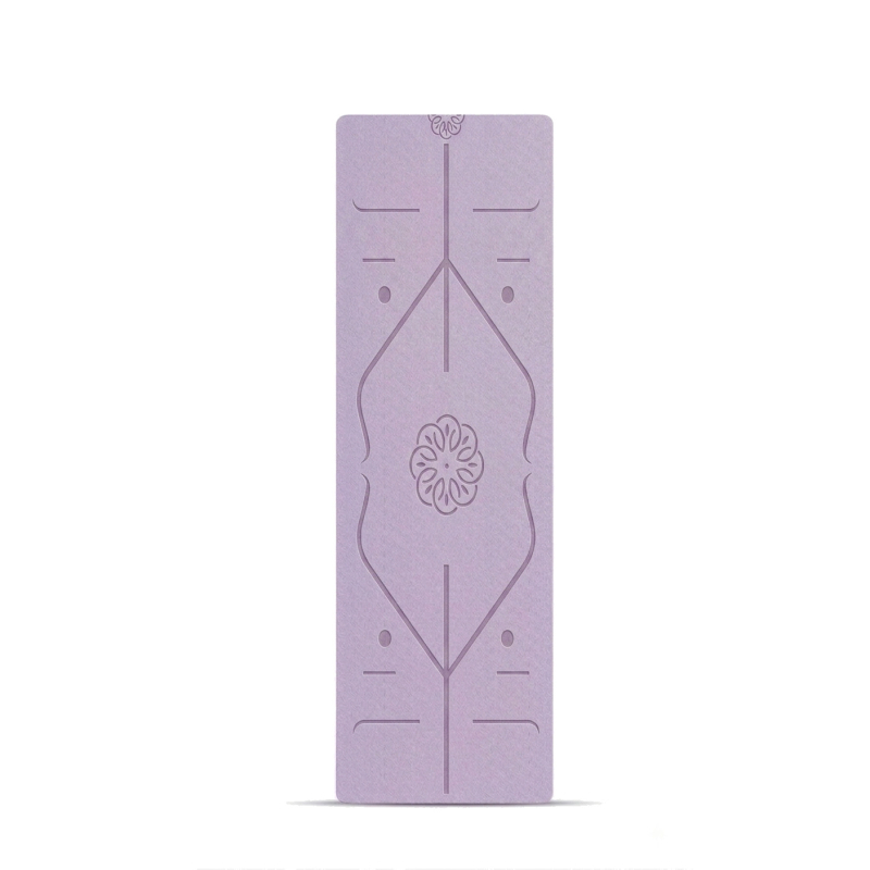 Saltea de yoga TPE, antiderapantă, extra groasă și lată, cu amortizare, 183×61 cm, pentru sărituri cu coarda, dans și antrenament acasă