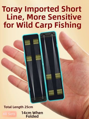Hotový nadväzec s dvojitými háčikmi a zlatými rukávmi, sada proti zamotaniu pre kapry