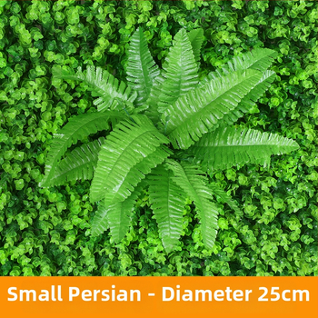 Nástenná dekorácia z perzského listového hodvábu, umelá rastlina, 10–30 cm