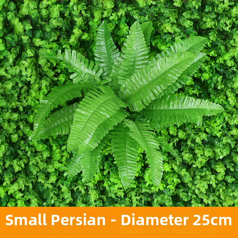 Nástenná dekorácia z perzského listového hodvábu, umelá rastlina, 10–30 cm