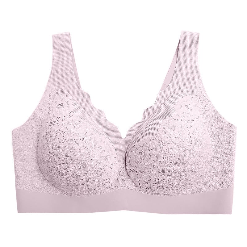 Sutien fără sârmă pentru bust mic, cu efect de ridicare, spate dantelat sexy, fără arcuri