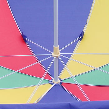 Umbrelă de piață exterioră, 48 inch, protecție solară și umbrelă publicitară pentru grădină și terasă