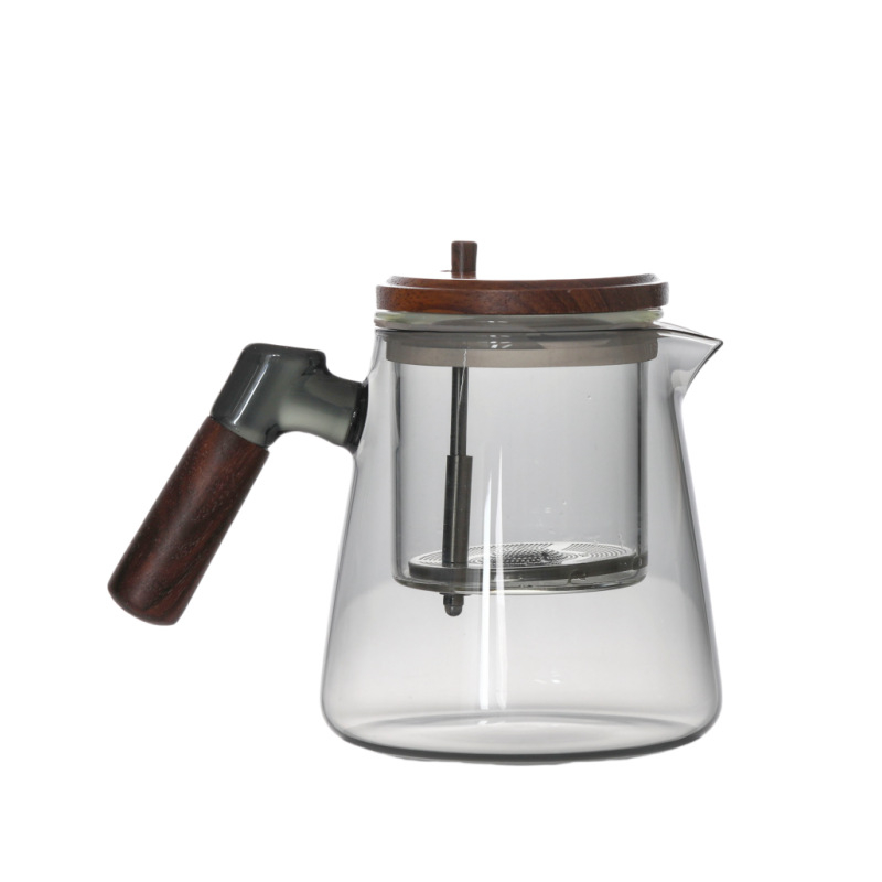 Ceainic din sticlă cu separare ceai-apă, filtrare, ceașcă de infuzie magnetică, set Kung Fu pentru ceai