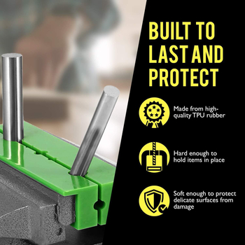 Meiyi bandă magnetică de protecție din TPU pentru clește de banc — protecție anti-strivire pentru fălci plate
