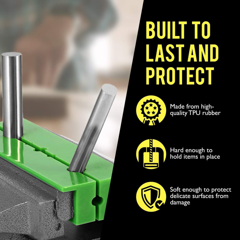 Meiyi bandă magnetică de protecție din TPU pentru clește de banc — protecție anti-strivire pentru fălci plate