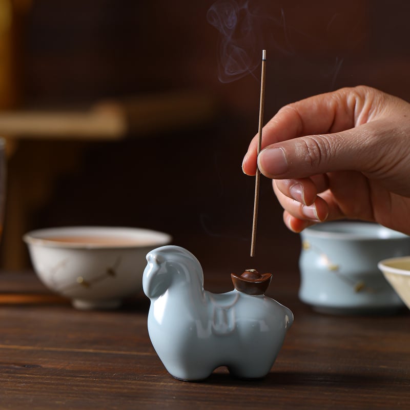 Set de ceai din cinci cuptoare celebre, cu ceașă gazdă – set ceramic în cutie cadou, cadou practic pentru zile de naștere și mutări