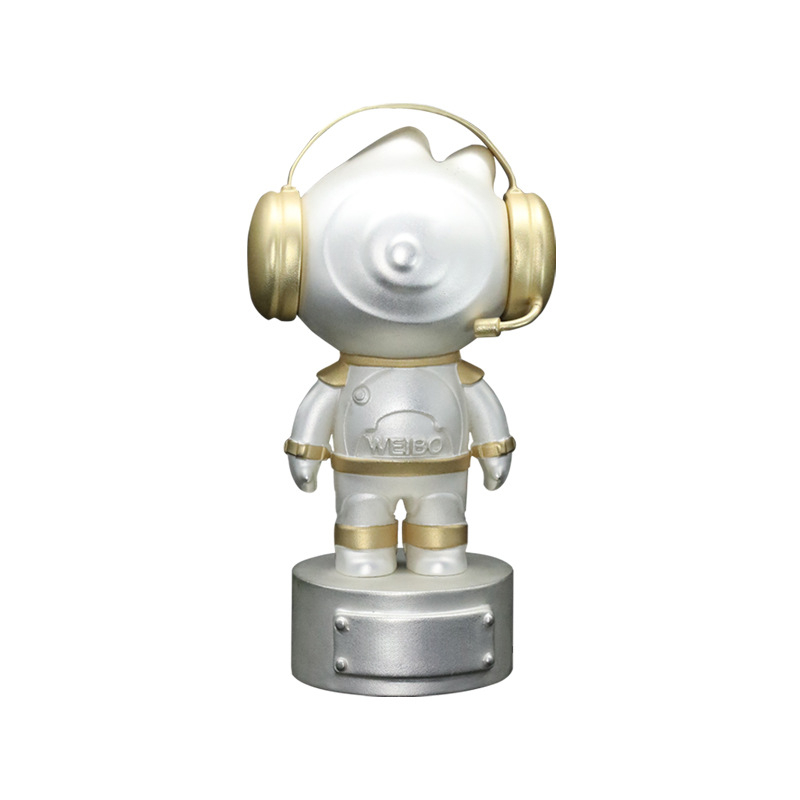 Figurină de birou din alamă personalizată — personaj IP desen animat, model arhitectural 1:1, suvenir