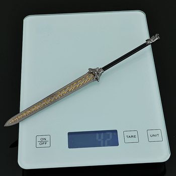 Jiutianjian 22 cm Sabie din metal, ornament decorativ