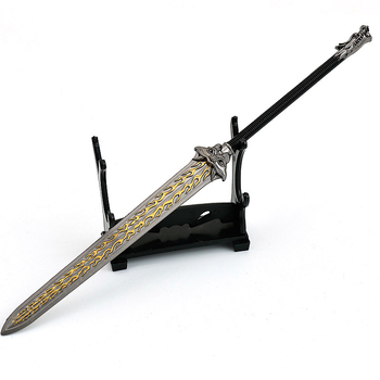 Jiutianjian 22 cm Sabie din metal, ornament decorativ