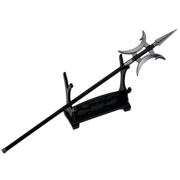 Ornament decorativ din metal Fangtian Halberd, temă Xue Dingshan, 22 cm