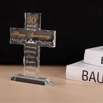 Decorativ cristal transparent, artistic pentru sufragerie și birou