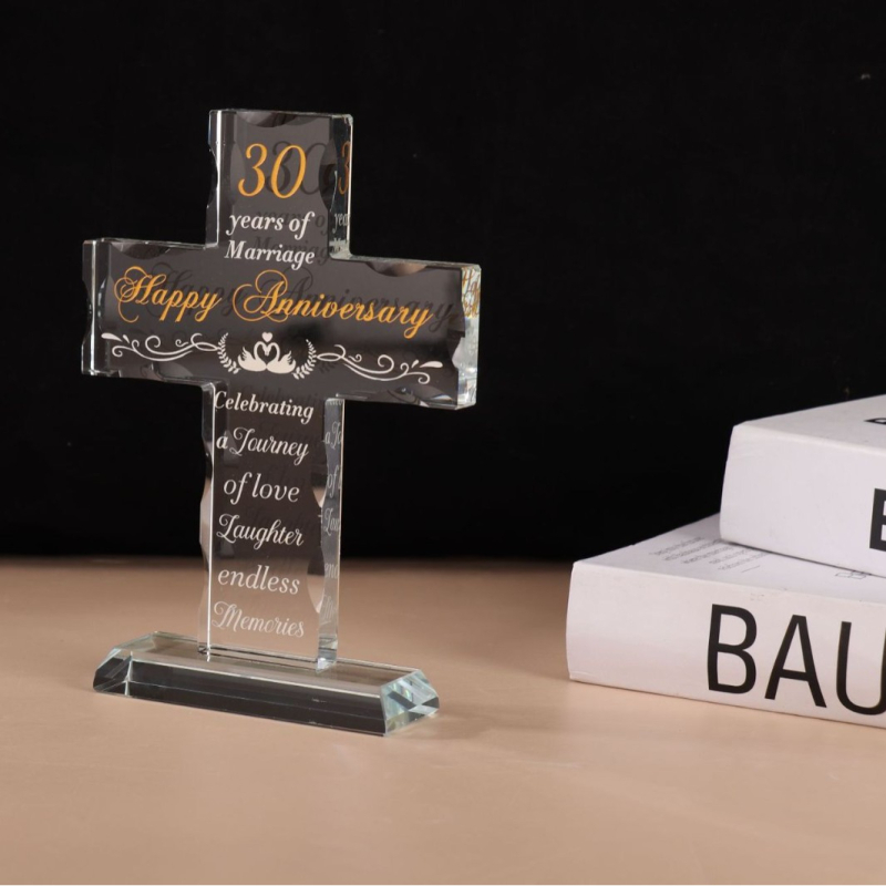 Decorativ cristal transparent, artistic pentru sufragerie și birou