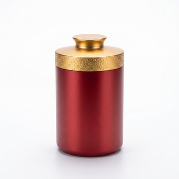 Cutie rotundă din aluminiu pentru ceai, etanșă, cu pereți întăriți, potrivită pentru călătorii, cutie metalică pentru alimente și cosmetice