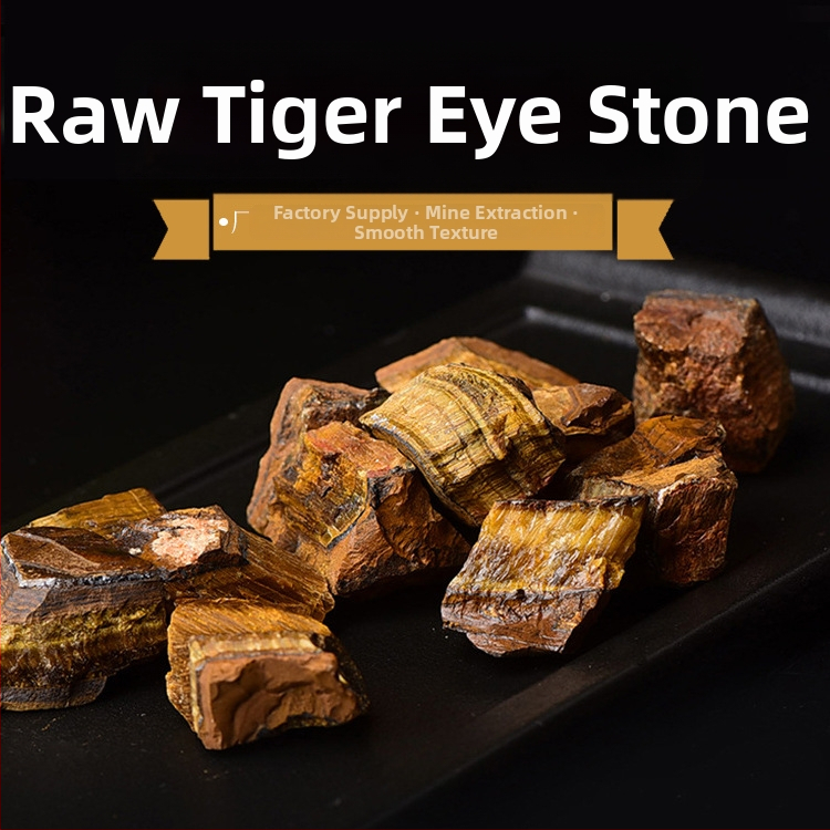 Prírodný krištáľ Tiger Eye, surový kameň, do aromaterapeutického difuzéra a minerálnej ozdoby.