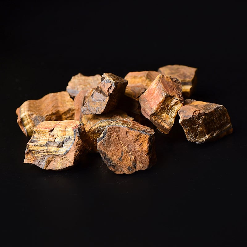 Piatră brută naturală – ochi de tigru, pentru aromaterapie și ornament mineral
