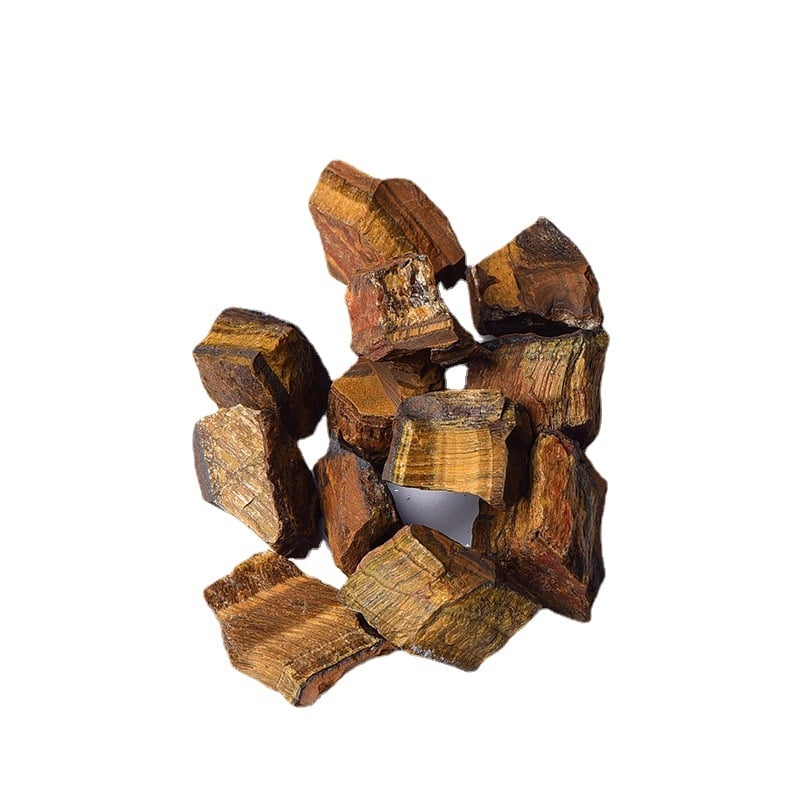 Piatră brută naturală – ochi de tigru, pentru aromaterapie și ornament mineral
