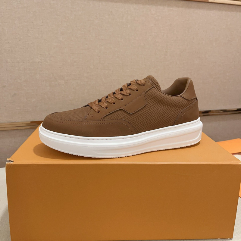 Pantofi sport din piele naturală cu model crocodil, tenisi casual pentru bărbați, talpă cu platformă