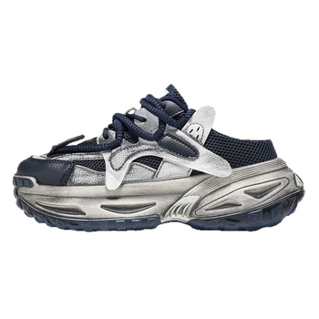 Pantofi sport de bărbați cu platformă, talpă groasă, ușori, design color-block, casual pentru primăvară-vară-toamnă