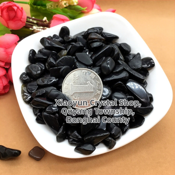 1 kg prírodných obsidiánových štrkových kameňov rôznych veľkostí, ornament Budhu