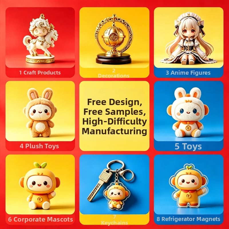 Ornament din rășină cu figură anime, jucărie tip blind-box, figură mascote, pandantiv pentru economisire și decor pentru frigider