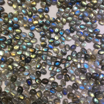 Labradorit oval bezel pentru inel, 8×10 mm, piatră semi-finisă, piatră naturală pentru încrustare